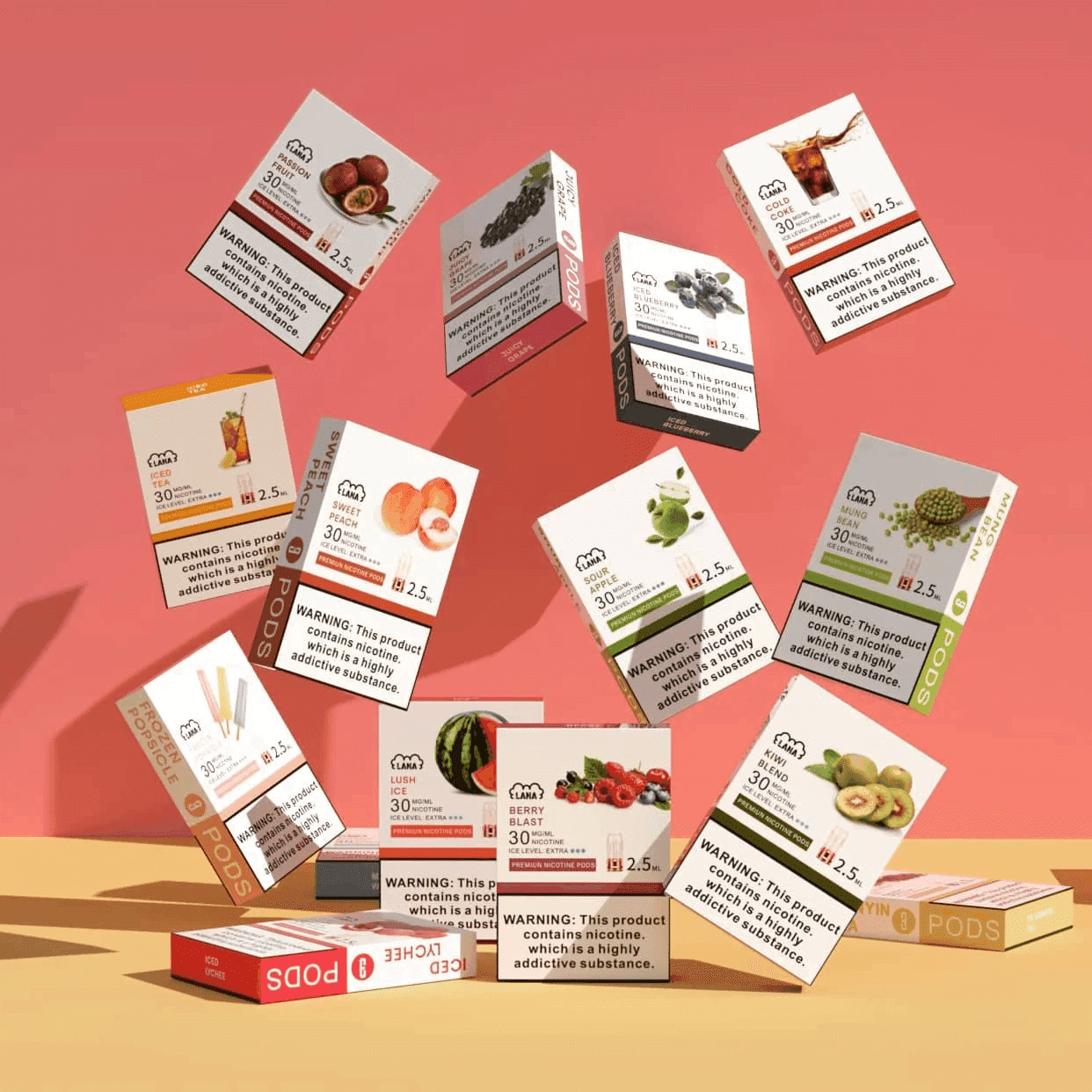 LANA發光系列煙彈通用悅刻一代RELX/ILIA/SP2S:圖片 5